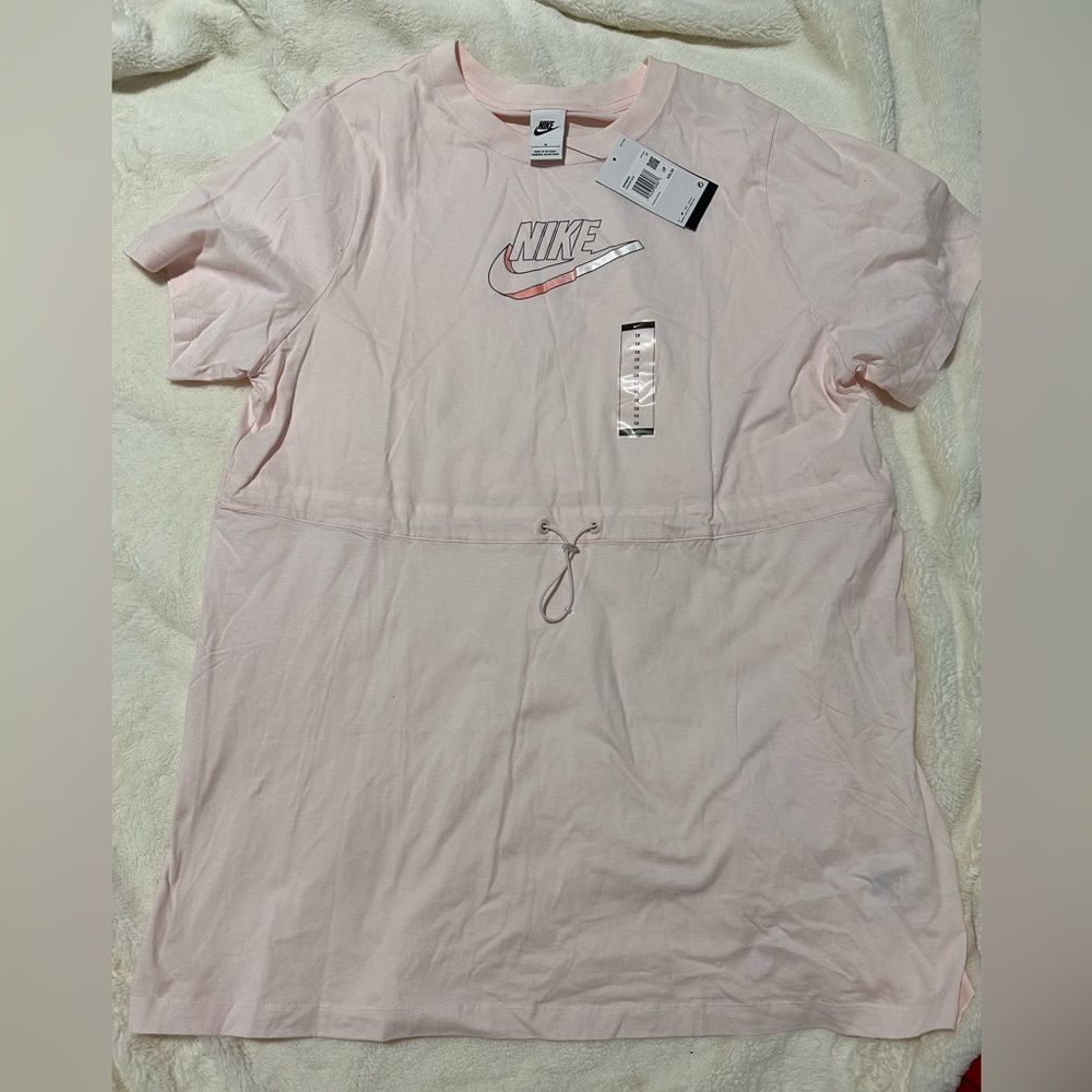 Nike Sportswear Womens Plus Size Cotton Dress